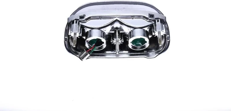 AVDB Motorrad Rücklicht, Stop LED, kompatibel mit Kawasaki ZZR 600 ZX600E 1993-2005 (Rauchschwarz)