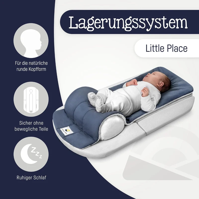 Julius Zöllner Little Place Lagerungssystem - Für einen natürlichen und sicheren Schlaf von Babys -