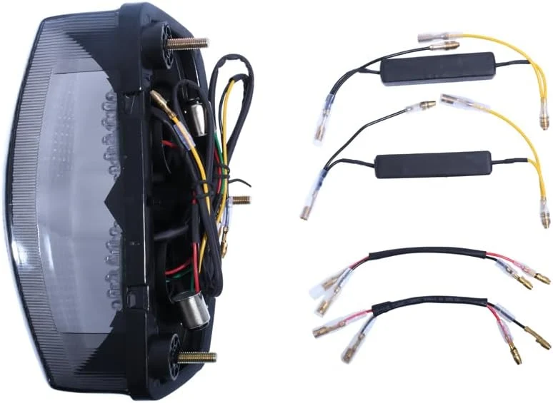 aVDB-moto LED Bremslicht/Rücklicht kompatibel mit KAWASAKI ZXR 400 ZX400 1991-1999 Plug & Play mit i