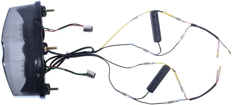 aVDB-moto LED Bremslicht/Rücklicht kompatibel mit KAWASAKI ZXR 400 ZX400 1991-1999 Plug & Play mit i