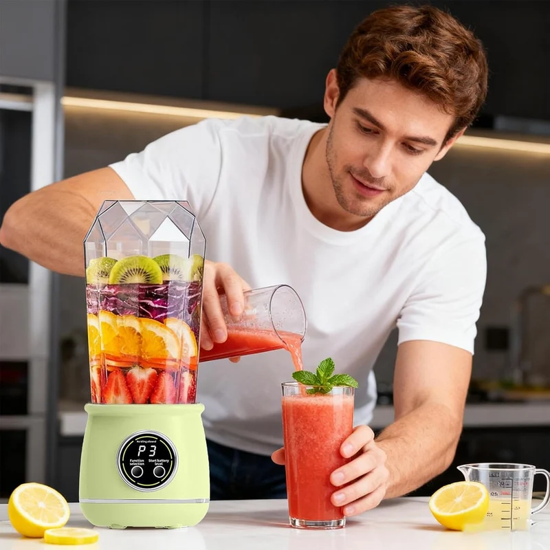 Kabelloser Und Tragbarer Mixer - 550 ml Persönlicher Tragbarer Kabelloser Mini Mixer,Mini Reise Ents