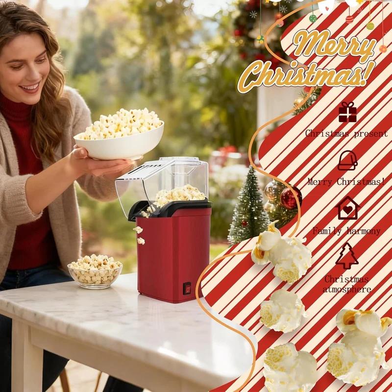 Elektrische Popcornmaschine - Schnelles Popcorn-Gerät Für Bis Zu 2 Liter,Kleine Ausführung - Für Die