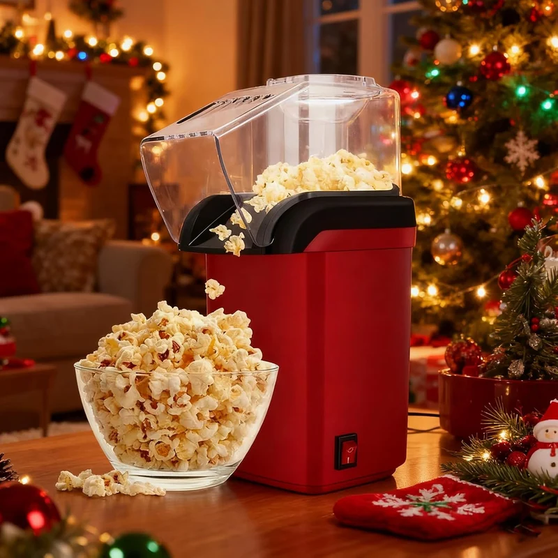 Elektrische Popcornmaschine - Schnelles Popcorn-Gerät Für Bis Zu 2 Liter,Kleine Ausführung - Für Die