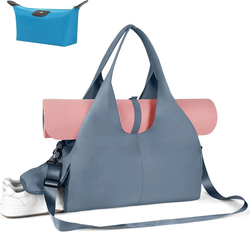 Sporttasche, Reisetasche mit Schuhfach & Nassfach, Gross Gym Tasche für Damen und Herren, wasserdich
