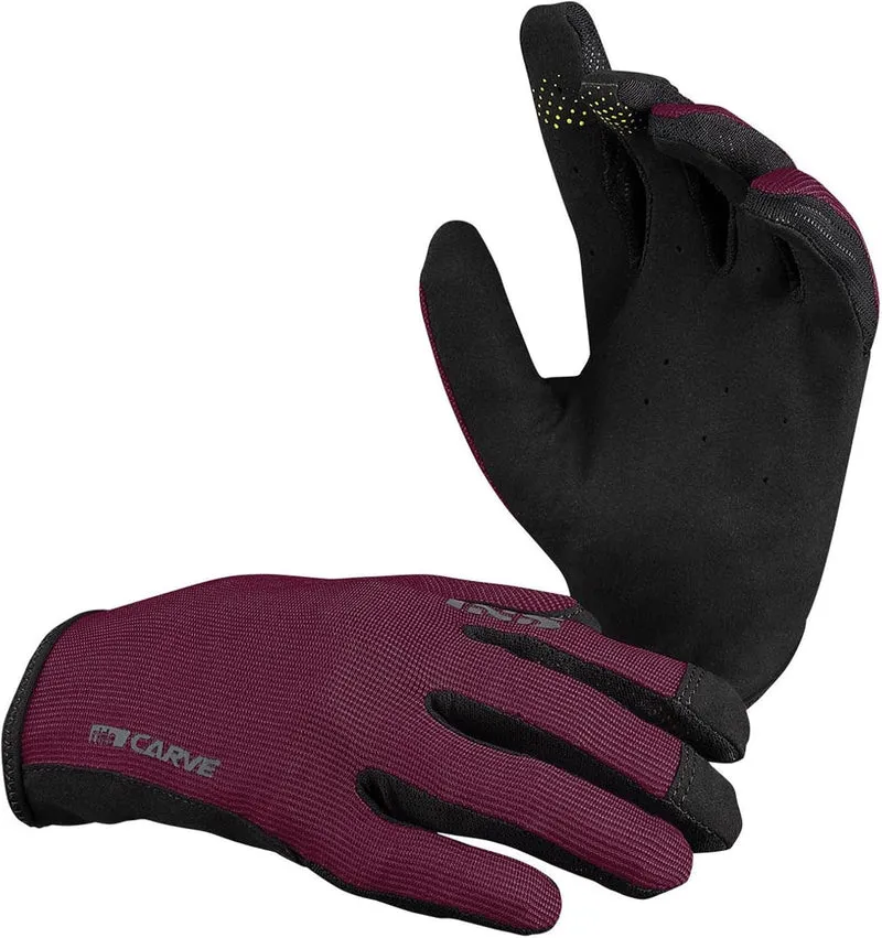 IXS Herren Carve Mountainbike-/Fahrradhandschuhe S raisin, S raisin