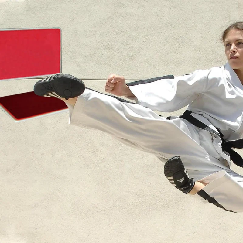 Taekwondo-Brechbretter für Leistungsübungen, Tests, wiederverwendbar, verdicktes ABS-EVA-Trainings-T