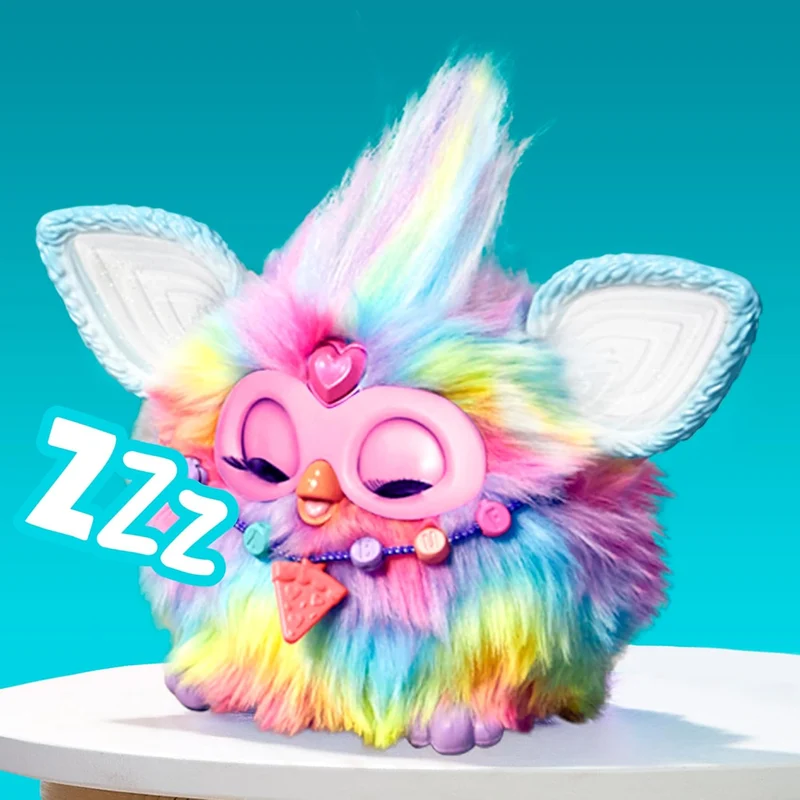 Furby Tie Dye, 15 Mode-Accessoires, interaktive Plüschtiere für 6-jährige Mädchen & Jungen & Up, Spr