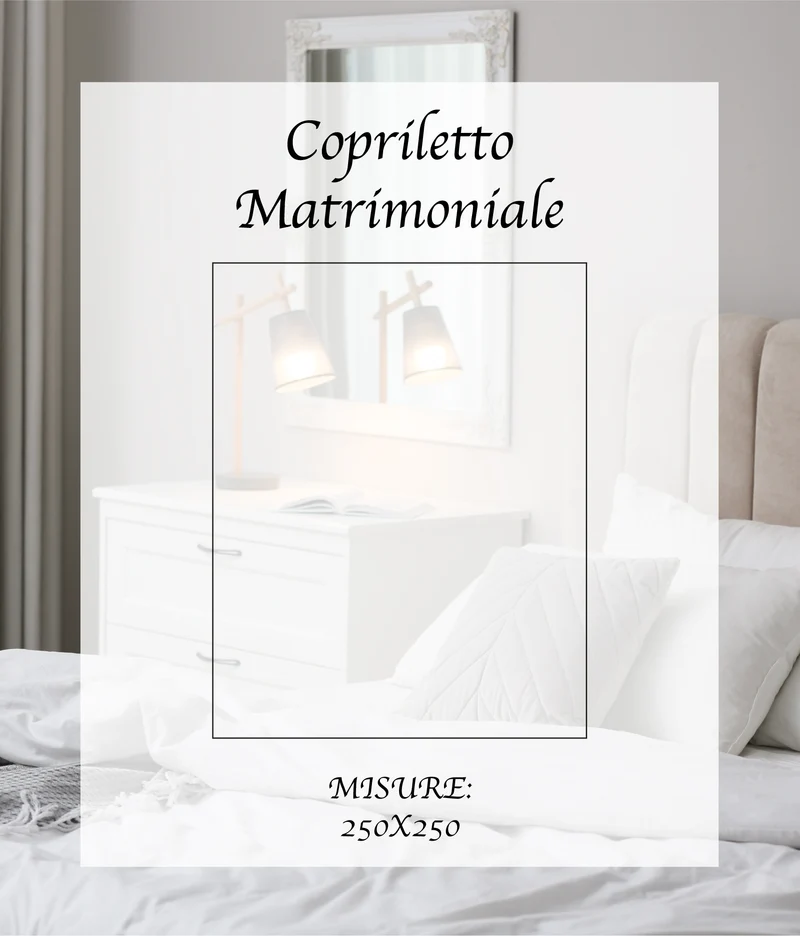 Copriletto Trapuntato Soft Matrimoniale Tinta Unita Leggero Primavera/Estate Sofficissimo Il Gruppone