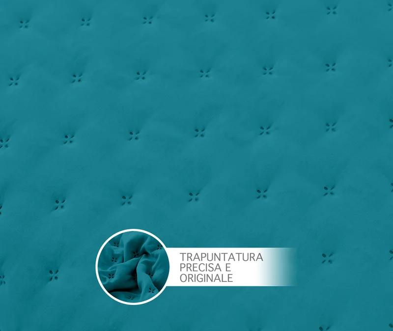 Copriletto Trapuntato Soft Matrimoniale Tinta Unita Leggero Primavera/Estate Sofficissimo Il Gruppone