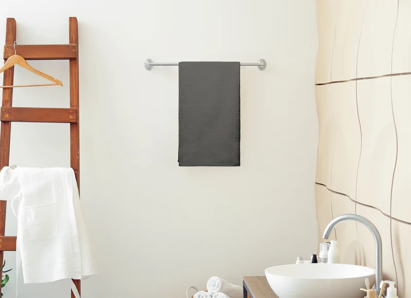 Set 10 Asciugamani Professionali in Spugna di Cotone 50×95 cm Tinta Unita 350 g Il Gruppone