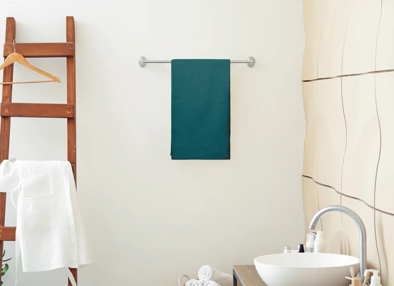 Set 10 Asciugamani Professionali in Spugna di Cotone 50×95 cm Tinta Unita 350 g Il Gruppone