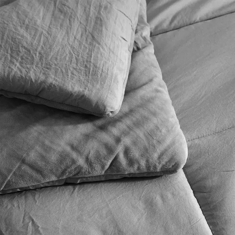 Trapunta Invernale in Tessuto Flanellato Effetto Velluto 550 g/mq Il Gruppone