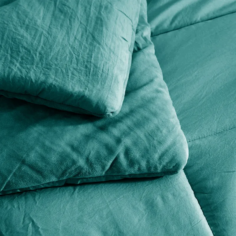 Trapunta Invernale in Tessuto Flanellato Effetto Velluto 550 g/mq Il Gruppone