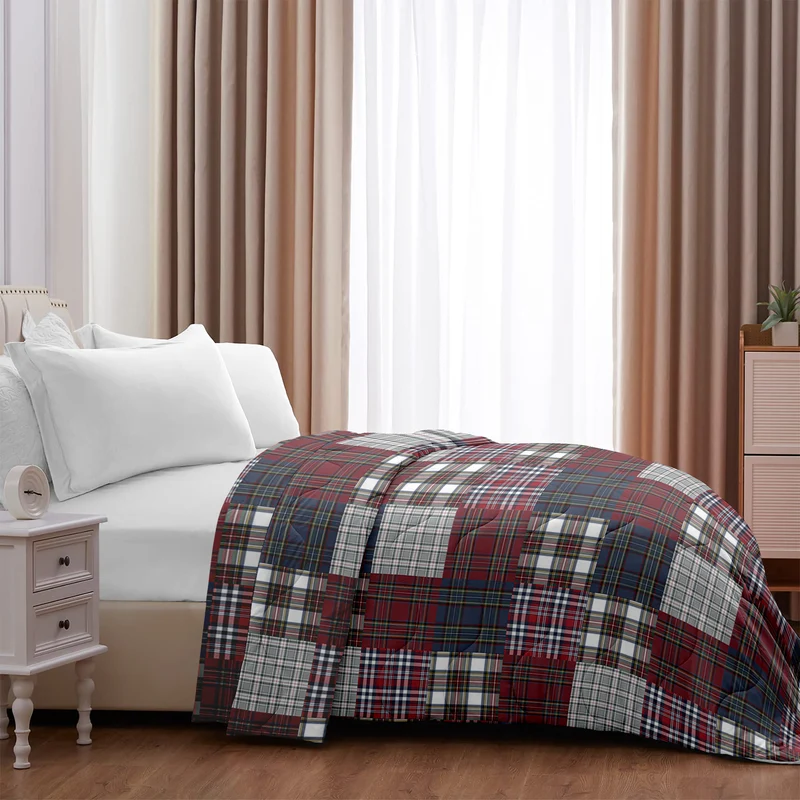 Trapunta Matrimoniale Invernale Stampata con Imbottitura Anallergica Made in Italy Il Gruppone