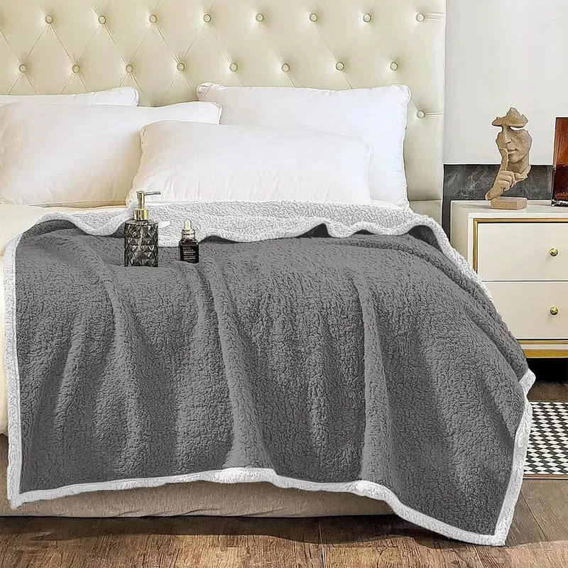 Coperta Invernale Pile con Sherpa Morbida 400 g/mq Il Gruppone