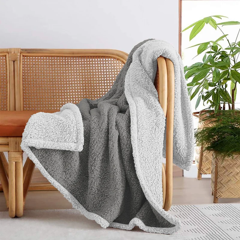 Coperta Invernale Pile con Sherpa Morbida 400 g/mq Il Gruppone