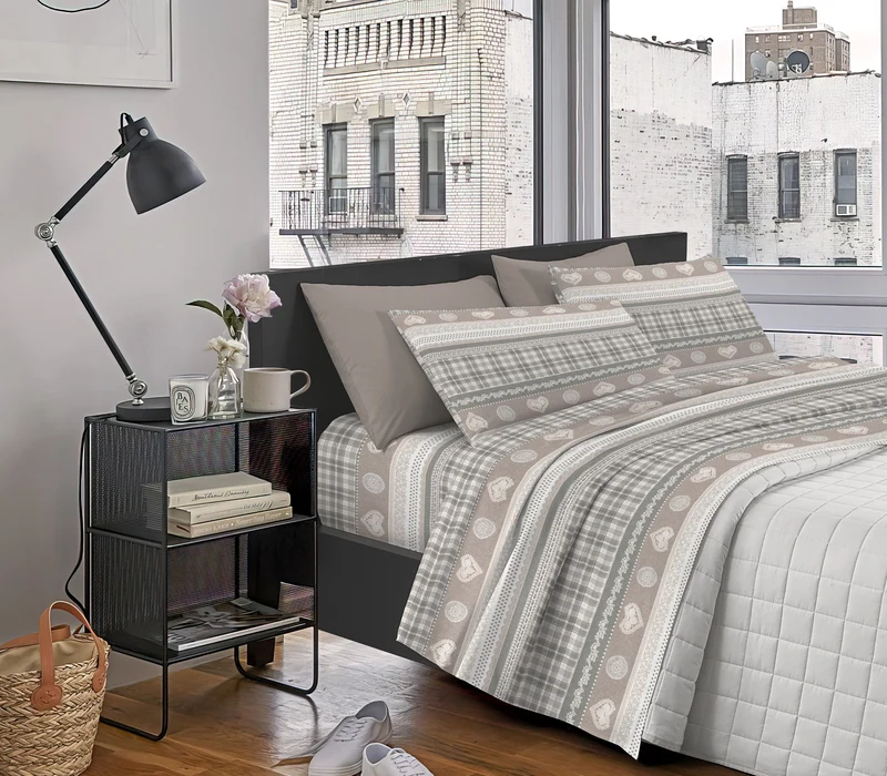 Completo Letto in Calda Flanella Morbida Anti-Pilling Made in Italy Il Gruppone