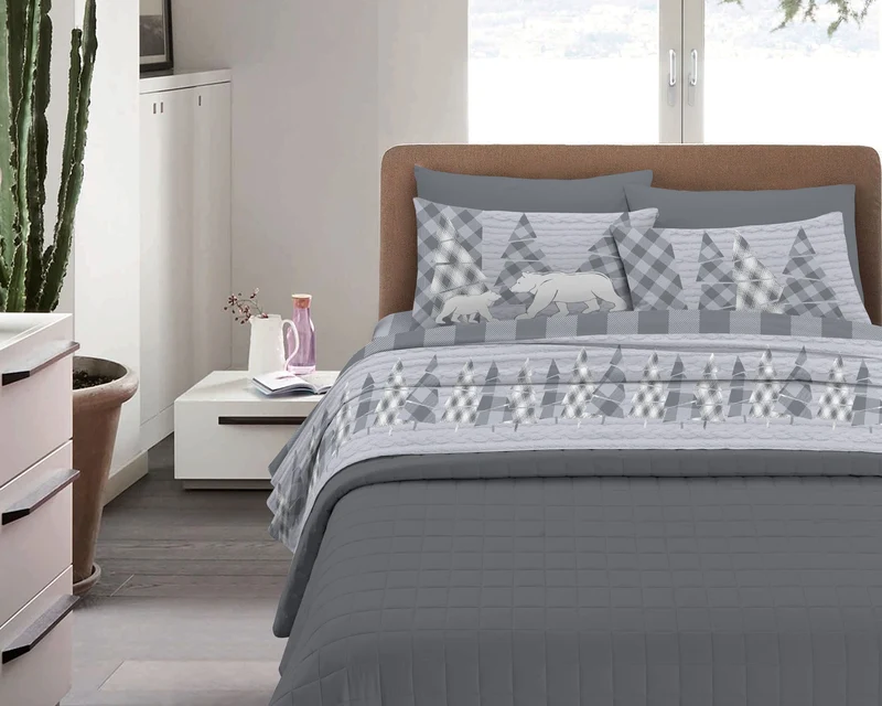 Completo Letto in Flanella Calda e Morbida Anti-Pilling Il Gruppone