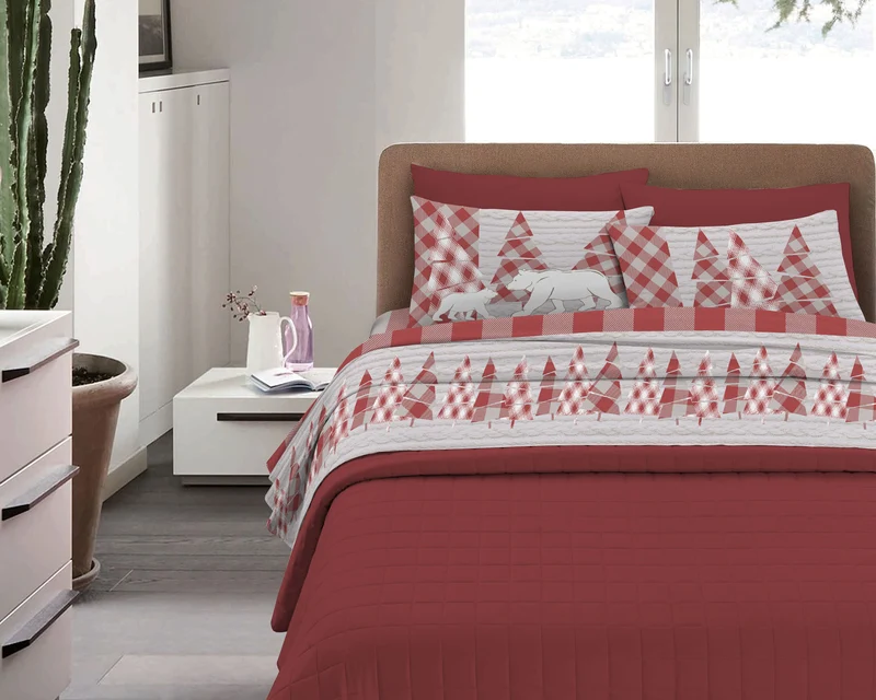 Completo Letto in Flanella Calda e Morbida Anti-Pilling Il Gruppone