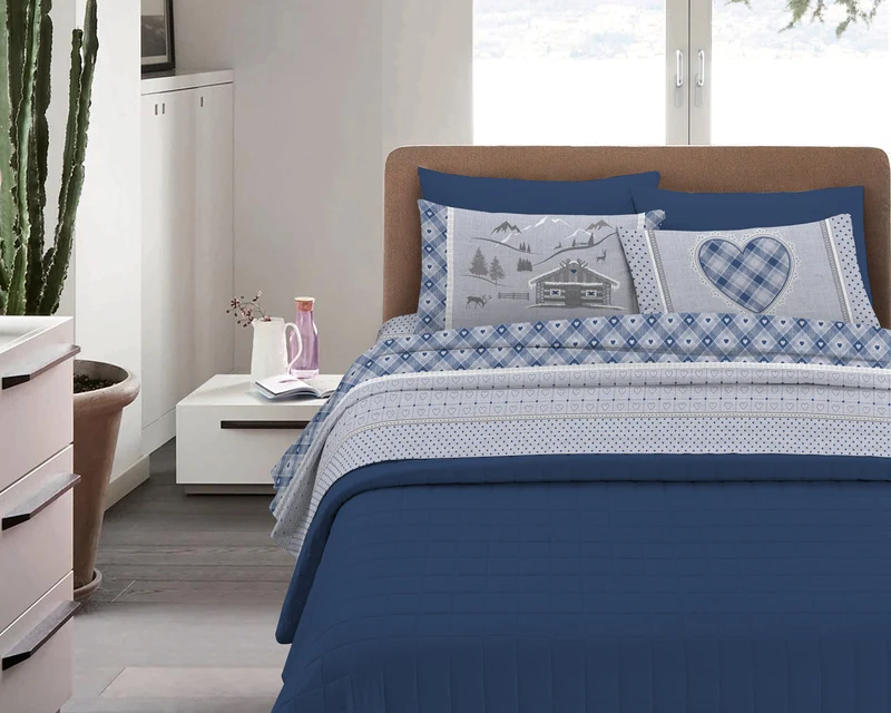 Completo Letto in Flanella Calda e Morbida Anti-Pilling Il Gruppone