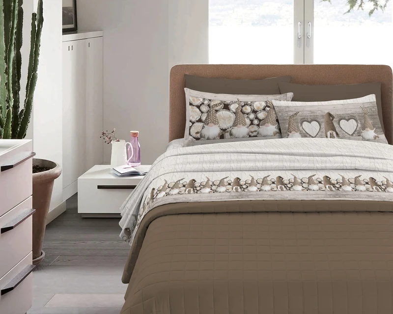 Completo Letto in Flanella Calda e Morbida Anti-Pilling Il Gruppone