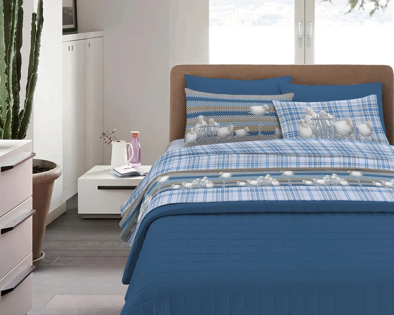 Completo Letto in Flanella Calda e Morbida Anti-Pilling Il Gruppone