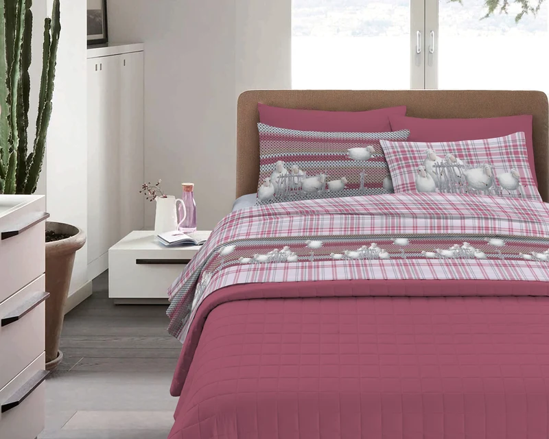 Completo Letto in Flanella Calda e Morbida Anti-Pilling Il Gruppone