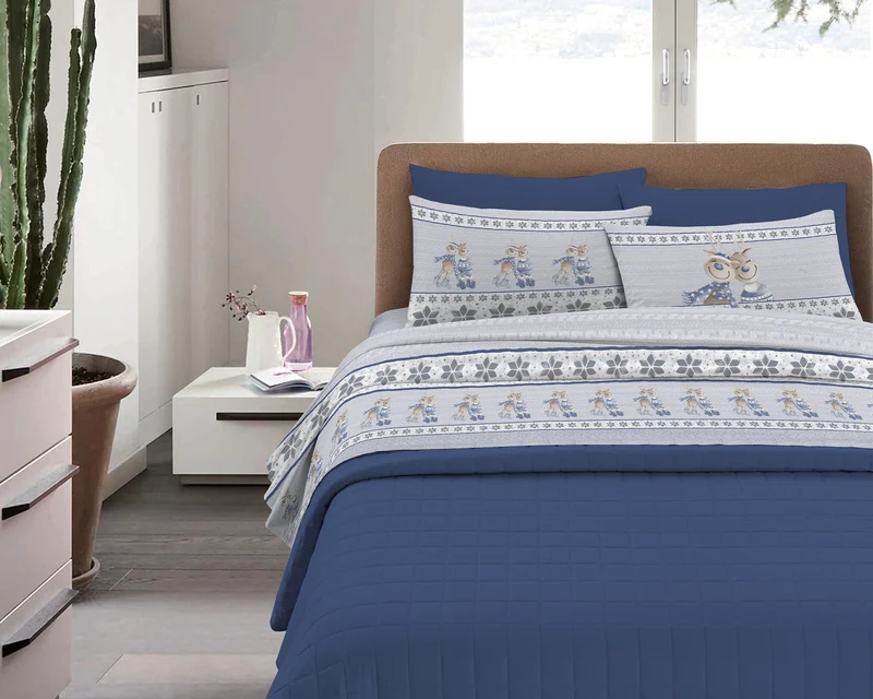 Completo Letto in Flanella Calda e Morbida Anti-Pilling Il Gruppone