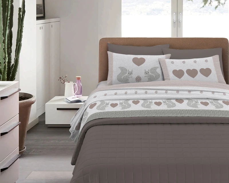 Completo Letto in Flanella Calda e Morbida Anti-Pilling Il Gruppone