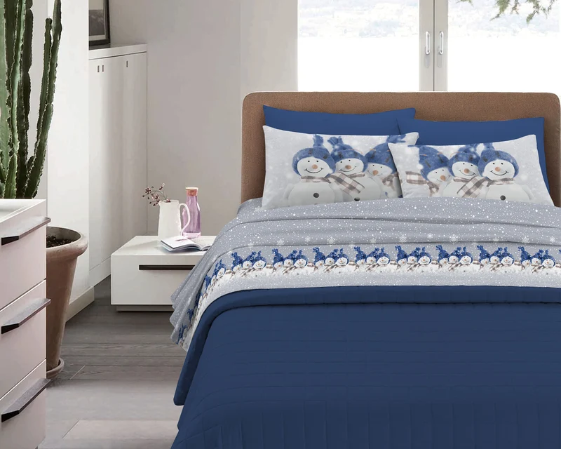 Completo Letto in Flanella Calda e Morbida Anti-Pilling Il Gruppone