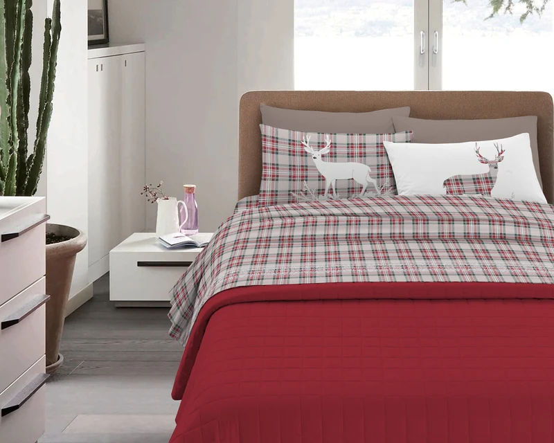 Completo Letto in Flanella Calda e Morbida Anti-Pilling Il Gruppone