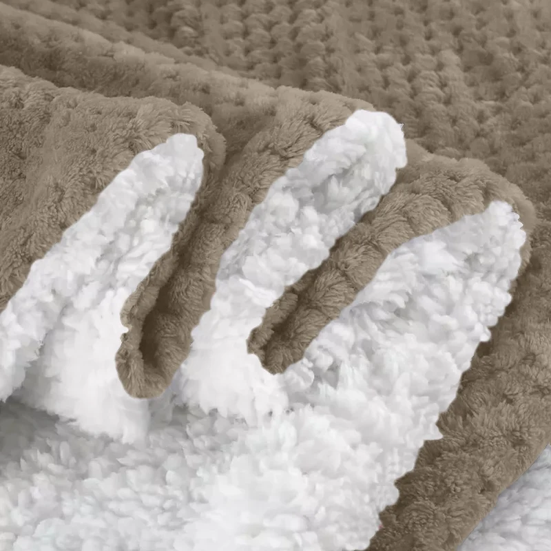 Coperta Invernale Pile Sherpa Morbida 440 g/mq Effetto Pelliccia Il Gruppone