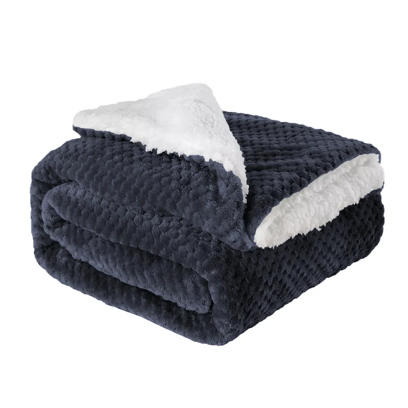 Coperta Invernale Pile Sherpa Morbida 440 g/mq Effetto Pelliccia Il Gruppone