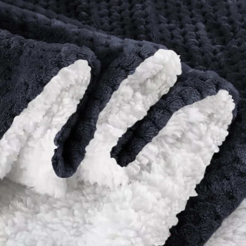 Coperta Invernale Pile Sherpa Morbida 440 g/mq Effetto Pelliccia Il Gruppone