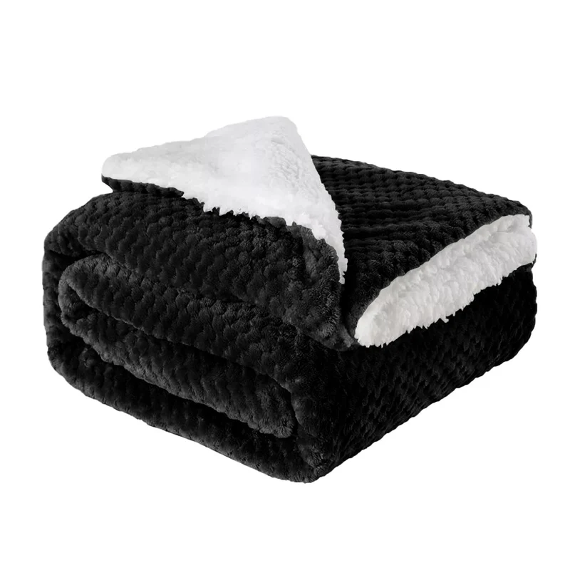 Coperta Invernale Pile Sherpa Morbida 440 g/mq Effetto Pelliccia Il Gruppone