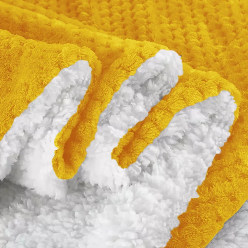 Coperta Invernale Pile Sherpa Morbida 440 g/mq Effetto Pelliccia Il Gruppone