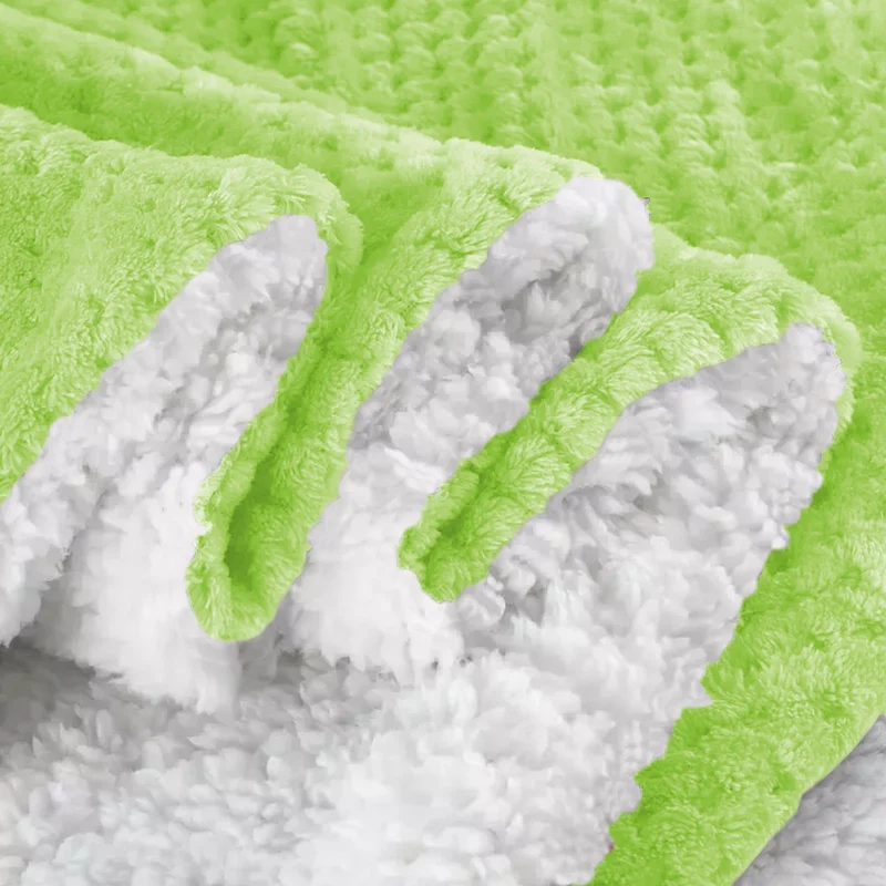 Coperta Invernale Pile Sherpa Morbida 440 g/mq Effetto Pelliccia Il Gruppone