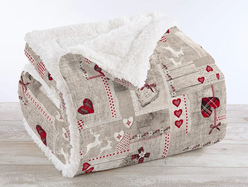 Coperta Invernale Pile Sherpa Morbida Effetto Pelliccia Il Gruppone
