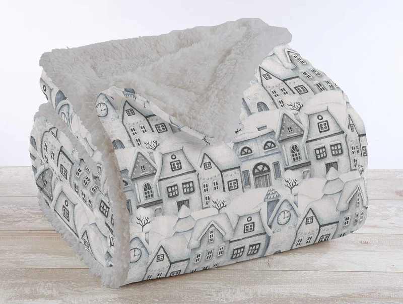 Coperta Invernale Pile Sherpa Morbida Effetto Pelliccia Il Gruppone