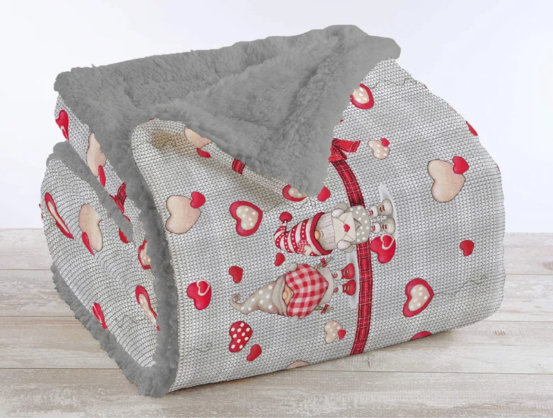 Coperta Invernale Pile Sherpa Morbida Effetto Pelliccia Il Gruppone
