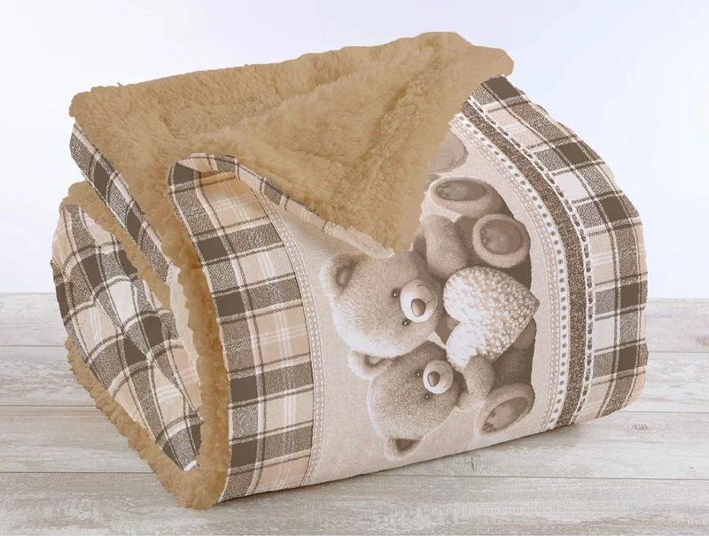 Coperta Invernale Pile Sherpa Morbida Effetto Pelliccia Il Gruppone