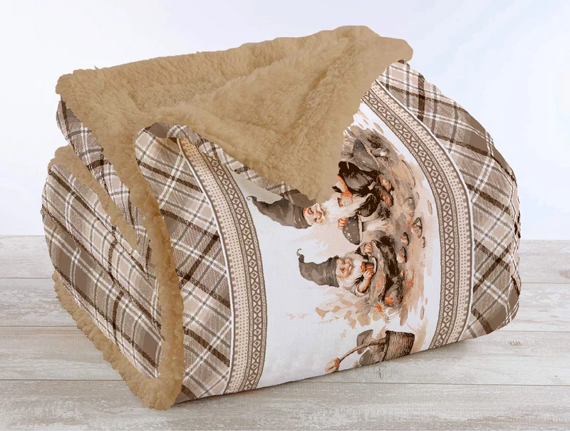 Coperta Invernale Pile Sherpa Morbida Effetto Pelliccia Il Gruppone