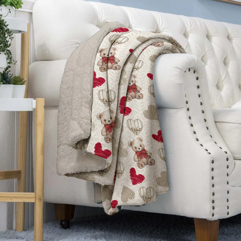 Coperta Invernale Pile Sherpa Morbida Effetto Pelliccia Il Gruppone