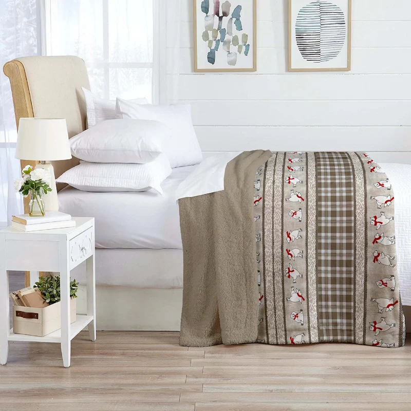 Coperta Invernale Pile Sherpa Morbida Effetto Pelliccia Il Gruppone