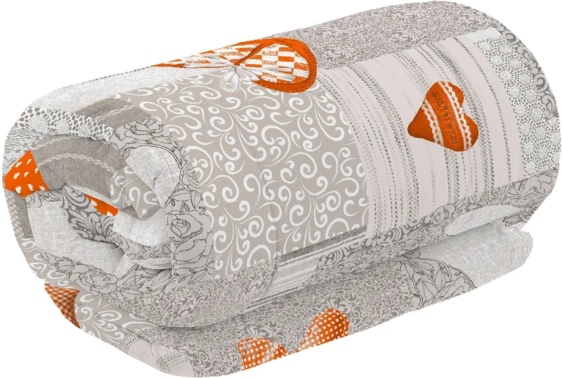 Trapunta Invernale Matrimoniale Stampata 250 g/mq con Imbottitura Anallergica Traspirante Il Gruppone