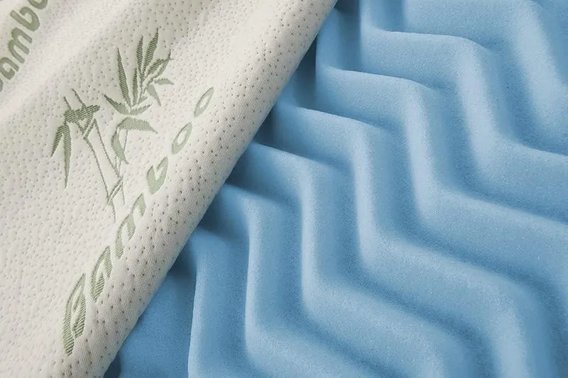 Topper Memory Foam 7 Zone 5 cm ad Alta Densità con Rivestimento in Bamboo Sfoderabile Il Gruppone