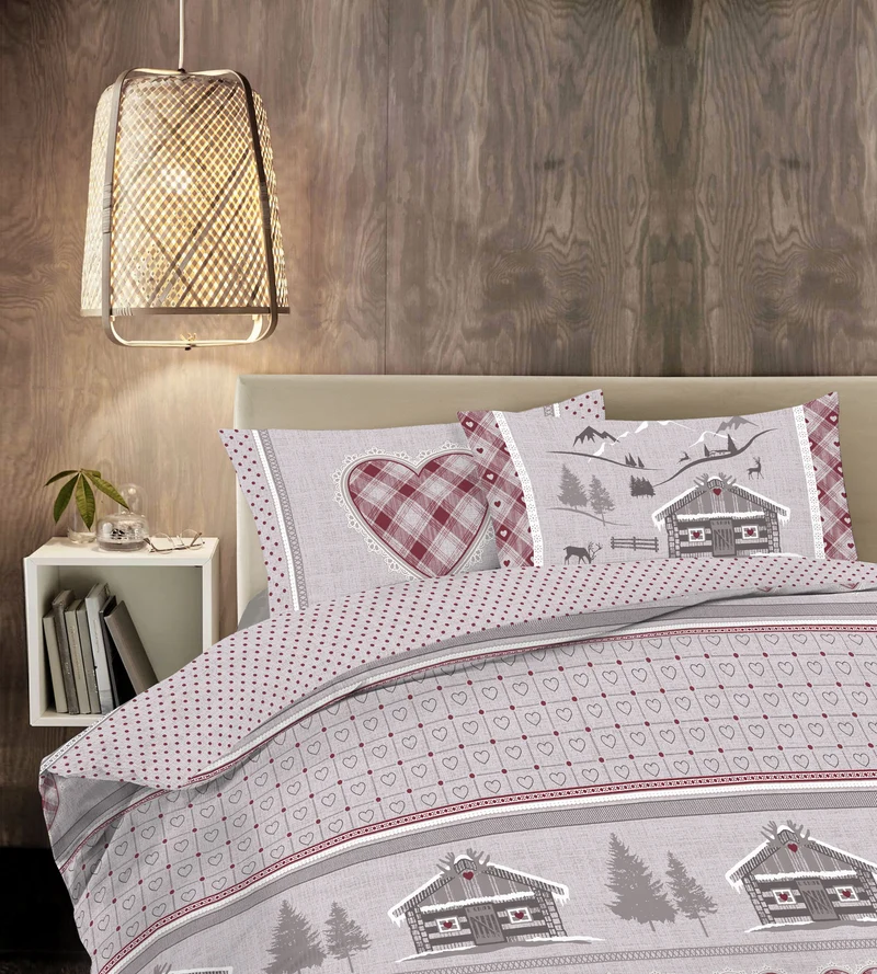 Parure Copripiumino in Cotone con Stampe Moderne Made in Italy Il Gruppone