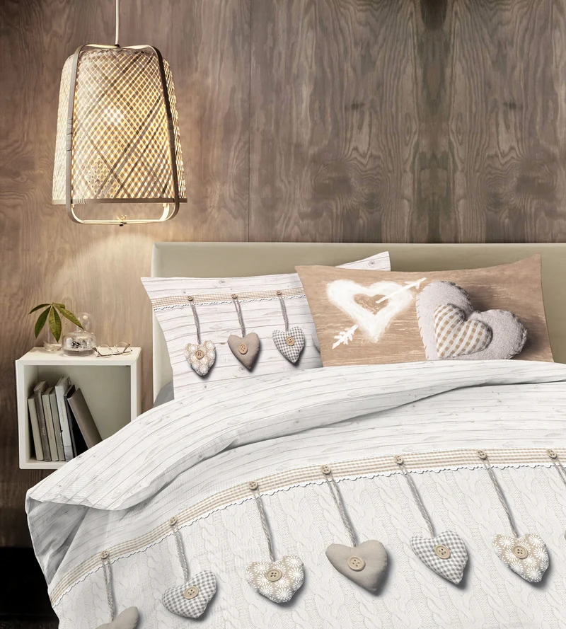 Parure Copripiumino in Cotone con Stampe Moderne Made in Italy Il Gruppone