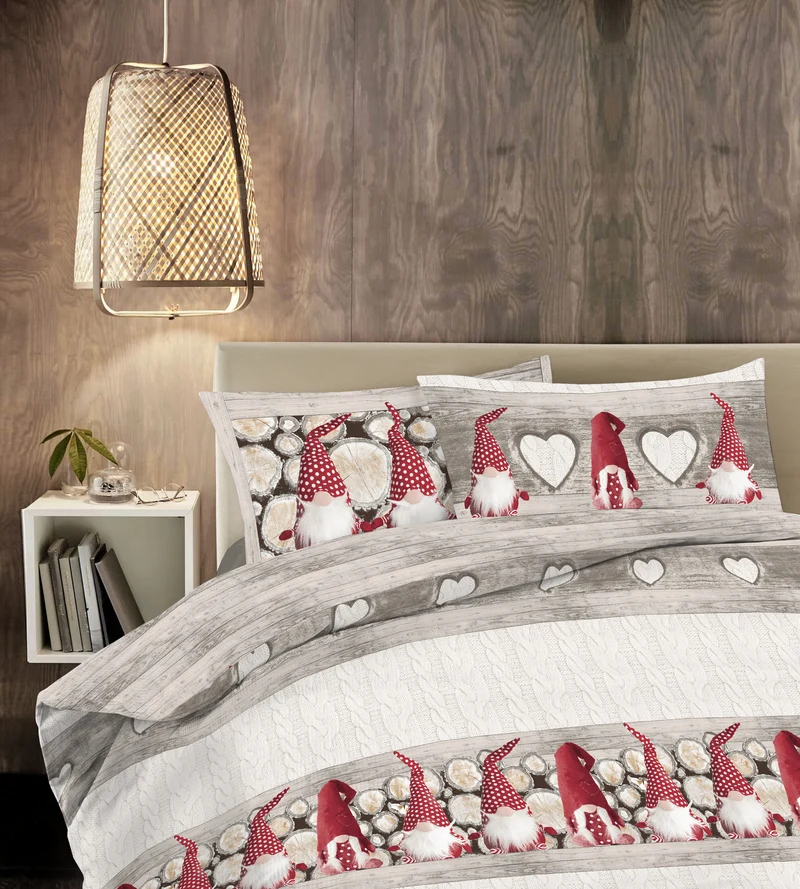 Parure Copripiumino in Cotone con Stampe Moderne Made in Italy Il Gruppone
