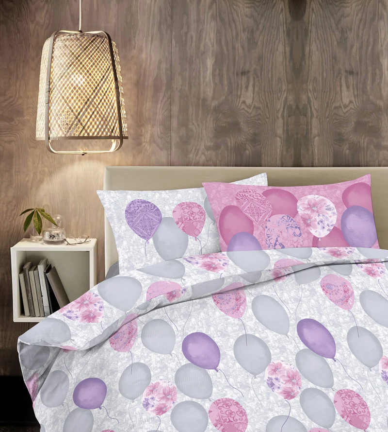 Parure Copripiumino in Cotone con Stampe Moderne Made in Italy Il Gruppone